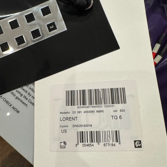 NEW 💯 AUTH Moncler Men's Genius 2 1952 Purple PufferDown Double Hood Lorent Vest - Picture 14 of 15